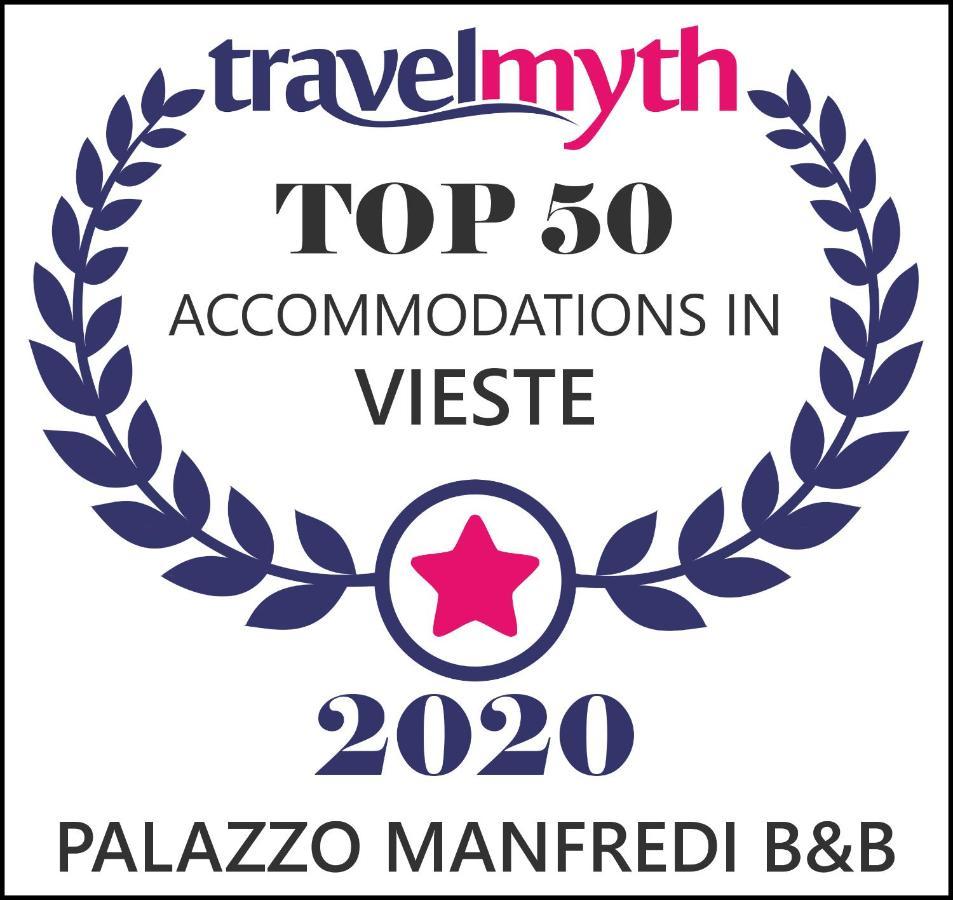 B&B Palazzo Manfredi Vieste, Fronte Mare Con Parcheggio Exteriör bild